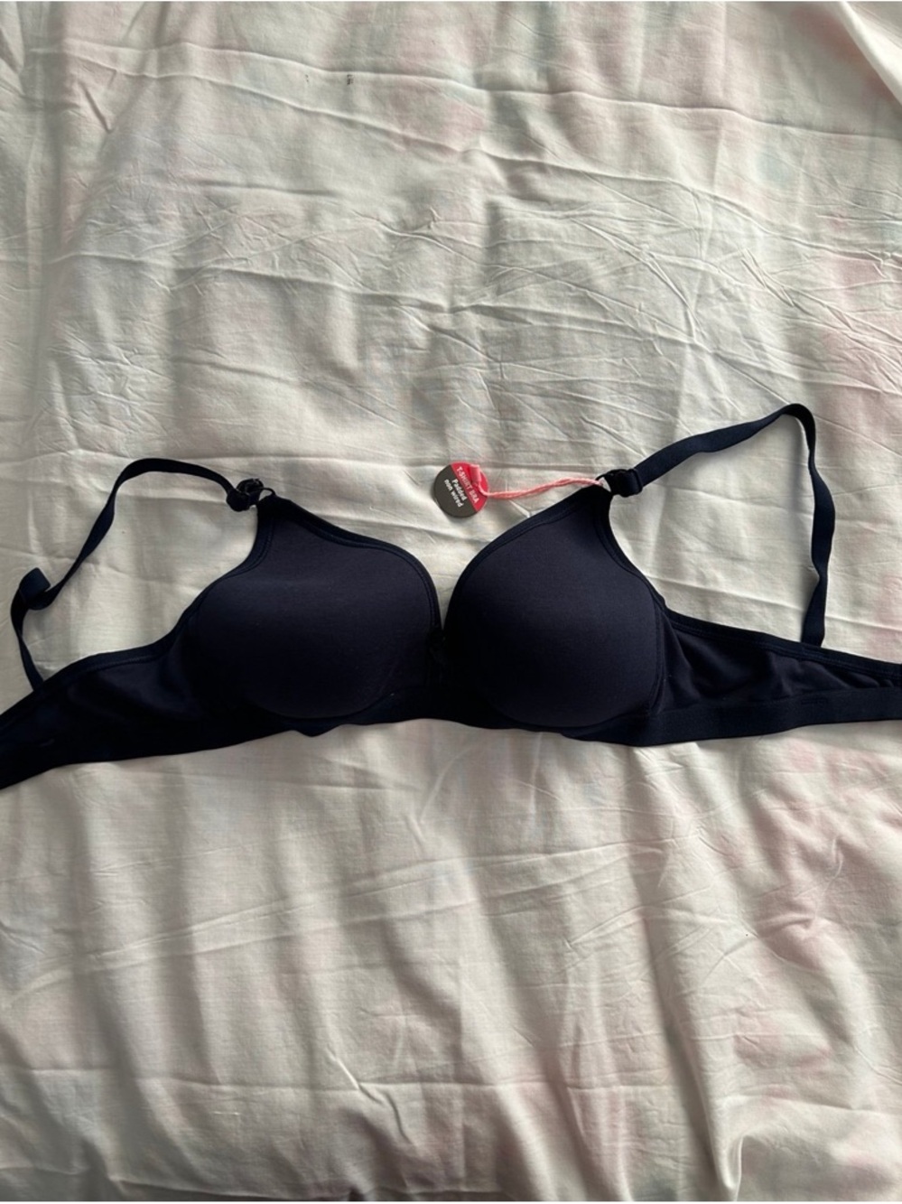 Navy blue T-Shirt Bra 32B